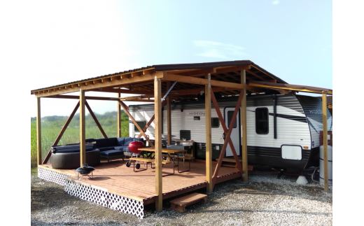 BD-7 ウォータガーデンリゾート キャンプ場【C】大人2名様分 1泊 宿泊券 体験