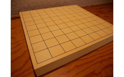 SS-22【 将棋盤 】 ヒバ 15号 接合盤 卓上 囲碁 将棋 木工品