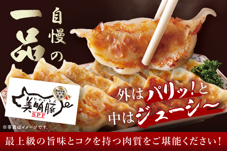 自慢の1品！木村屋の美明豚餃子 80個入り｜肉 お肉 豚肉 美明豚 ブランド豚 国産 餃子 ギョウザ 肉の木村屋 茨城県 行方市(J-21)