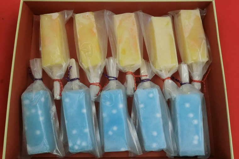 溶けない新食感アイス「くずバー」10本セット｜スイーツ アイス デザート 和菓子 くずバー ラムネ みかん 低カロリー 新食感 茨城県 行方市(K-19)