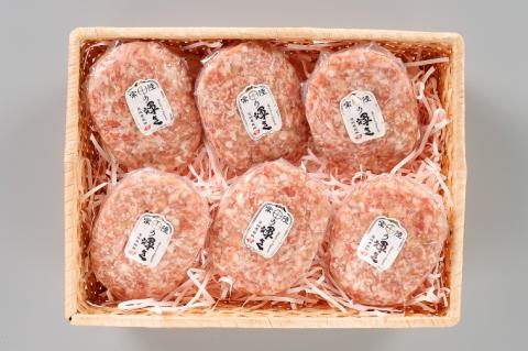 FQ-1　常陸の輝き豚ハンバーグ　約200ｇ×6パック