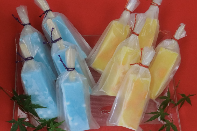 溶けない新食感アイス「くずバー」10本セット｜スイーツ アイス デザート 和菓子 くずバー ラムネ みかん 低カロリー 新食感 茨城県 行方市(K-19)