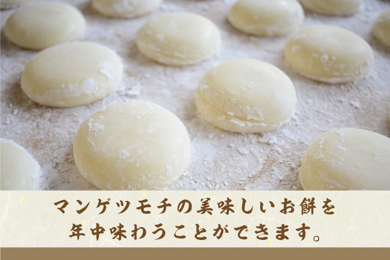 マンゲツモチの丸もち 250g×10袋｜もち 丸もち お餅 マンゲツモチ もち米 満月 菓子処坂本 茨城県 行方市(K-5-1)