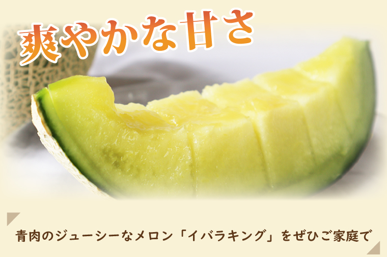 【2026年5月より順次発送】イバラキングメロン＆クインシーメロン（各1玉／計2玉）｜メロン クインシーメロン イバラキングメロン フルーツ 果物 くだもの セット 先行予約 茨城県 行方市(BW-21-1)