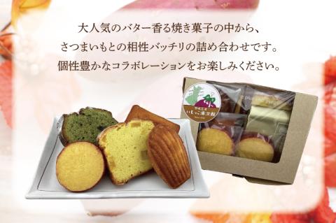 EI-3　焼き菓子・5色のミニモンブラン・行方産焼き芋２倍セット
