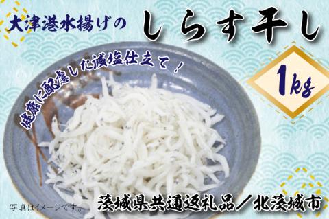 【茨城県共通返礼品／北茨城市】大津港水揚げのしらす干し１kg(DS-5-1)