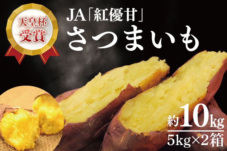 【2025年11月下旬より順次発送】【行方かんしょ】『天皇杯受賞』JA「紅優甘」さつまいも約10kg｜さつまいも サツマイモ さつま芋 お芋 紅優甘 行方かんしょ 茨城県 行方市(AE-97)