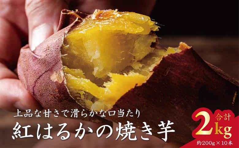 ★ふるさと納税限定★Ms.YAKIIMO　紅はるかの焼き芋　2kg（10本）｜（AP-9）
