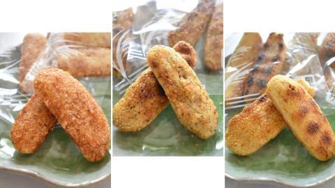 O-8 【行方歳時記せんべい】炭火焼せんべいセット（3種各1袋）