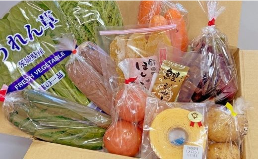 【12ヶ月定期便】もぎたて市場の鉾田市産「旬の野菜＆加工品セット」