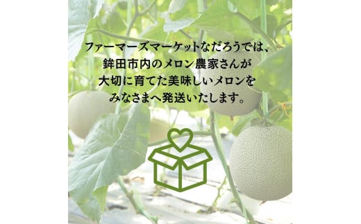 JAほこた なだろう アンデスメロン（1玉）クインシーメロン（1玉）