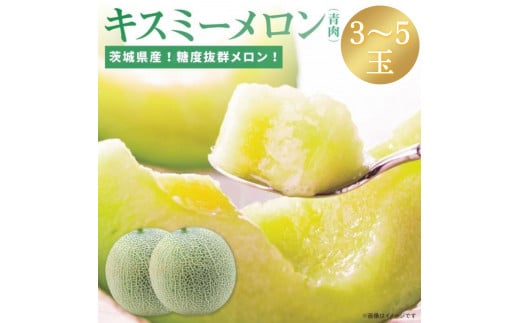 糖度抜群！奇跡のキスミーメロン（青肉）3～5玉入り