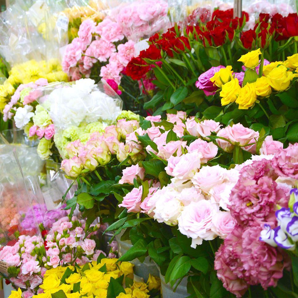 季節の寄せかご（中） 花 お花 フラワー 誕生日 プレゼント