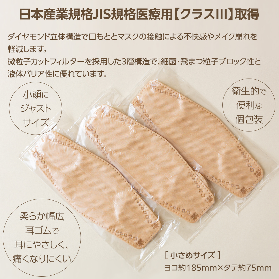 医療用マスク サージカルダイヤモンドマスク 小さめサイズ