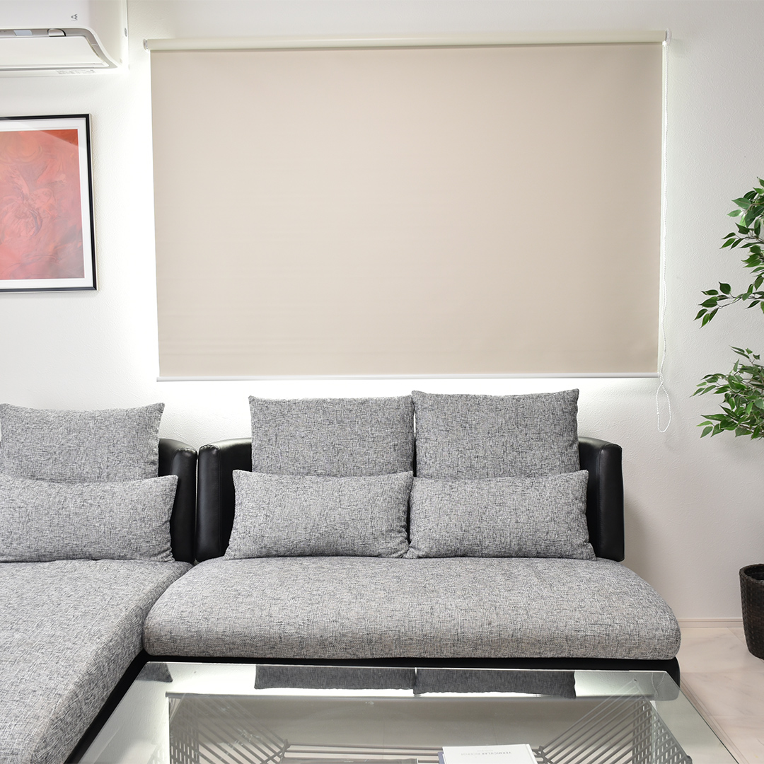 TOSO ロールスクリーン ボールチェーン式 遮光生地 60cm×180cm