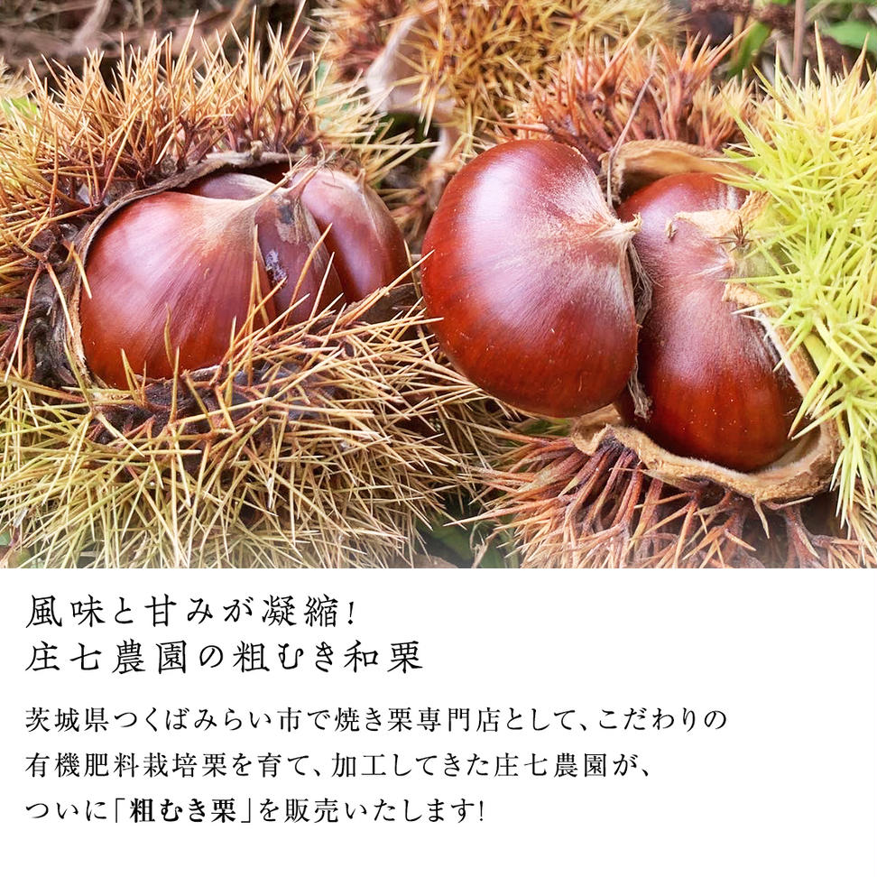 熟成で糖度の上がった 粗むき栗 800g (200g × 4) ( 冷凍真空包