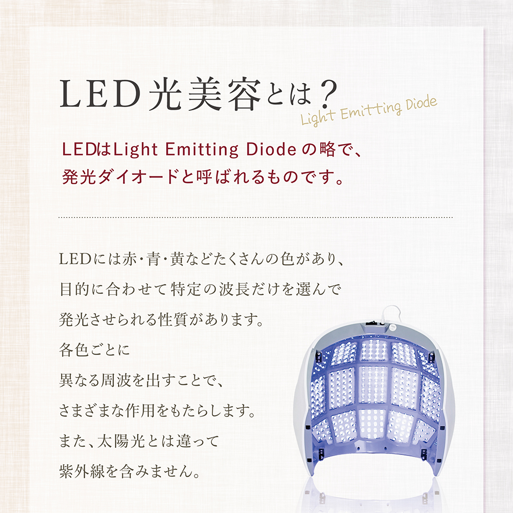 LED美容ライト プレミア 光美容 エステ 美顔器 美容機器 LED 