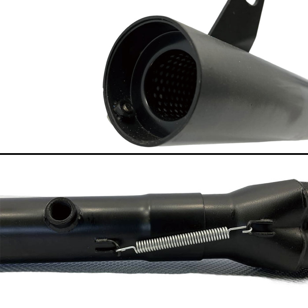 Z900RS ショート管マフラー （ブラック） バイク パーツ 部品