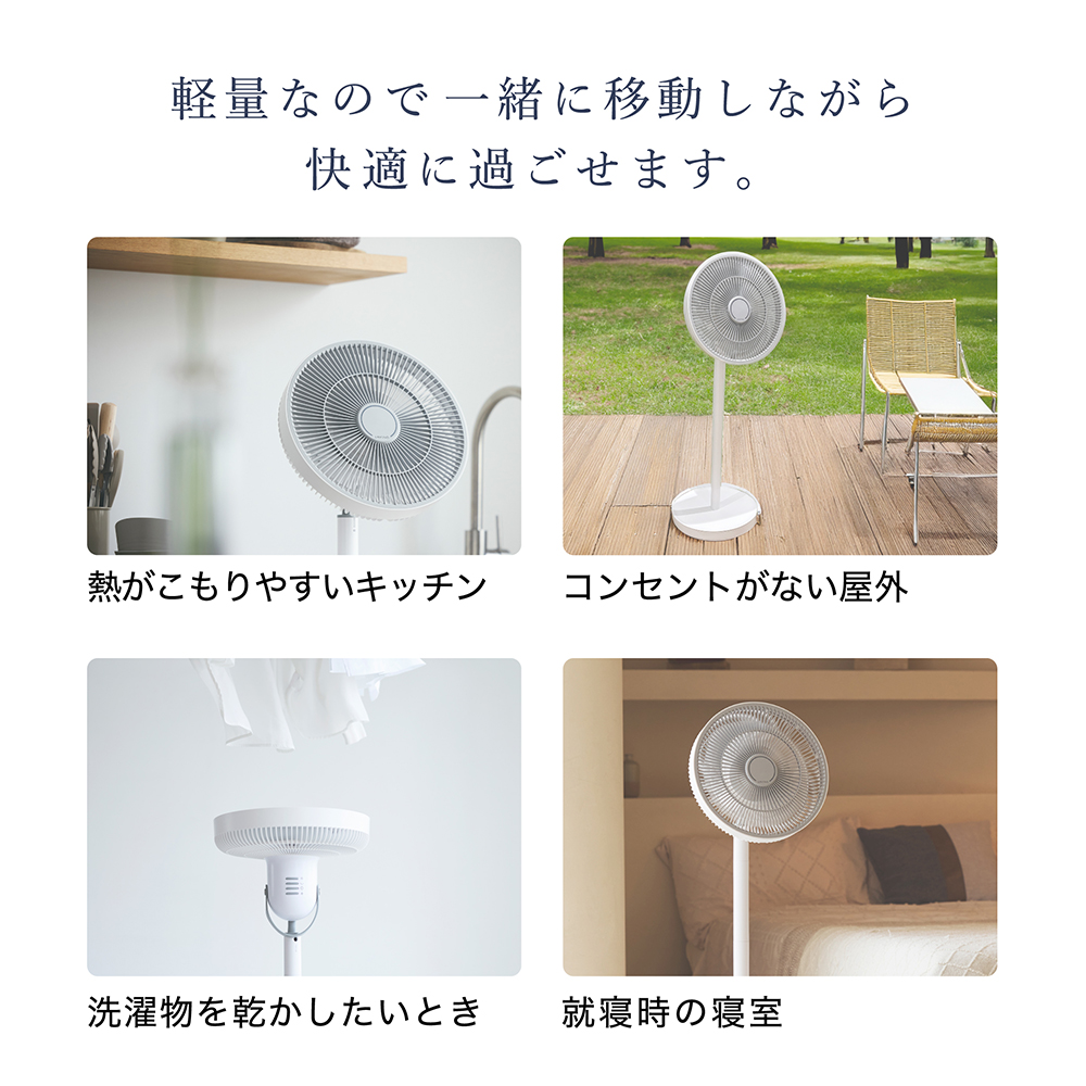 ＼ 数量限定価格！ ／ LAViNO エアーループ packable fan ラビー