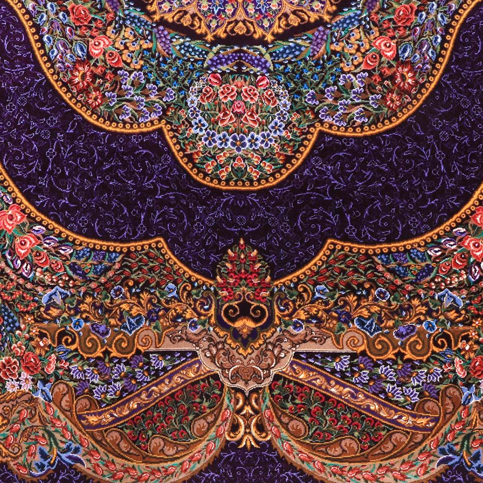 【 限定1品 】高級オリエンタル絨毯（シルク100％）マラー