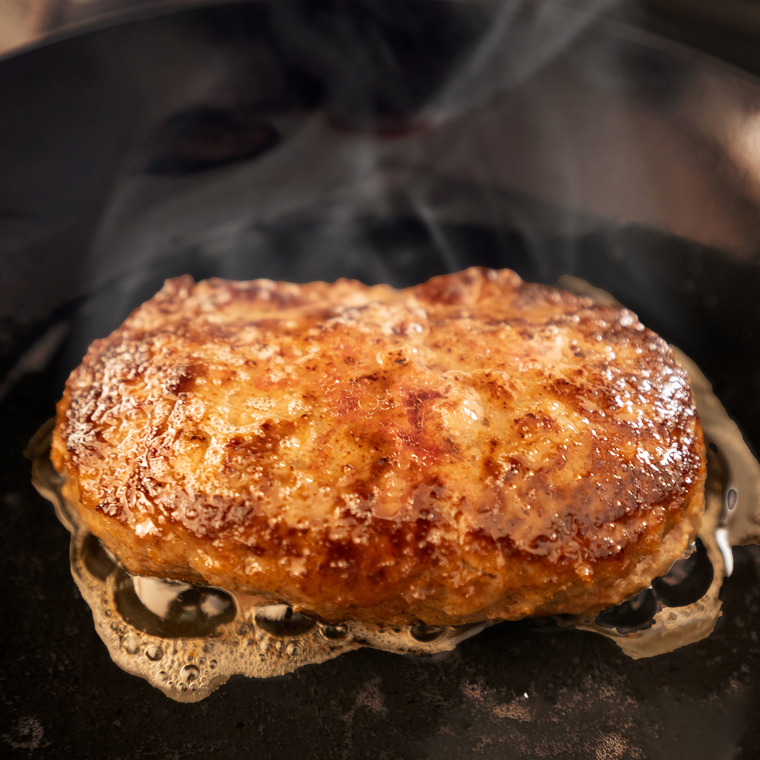 【 常陸牛 】 100% ハンバーグ ×10個 （ ソース付き ） (茨城