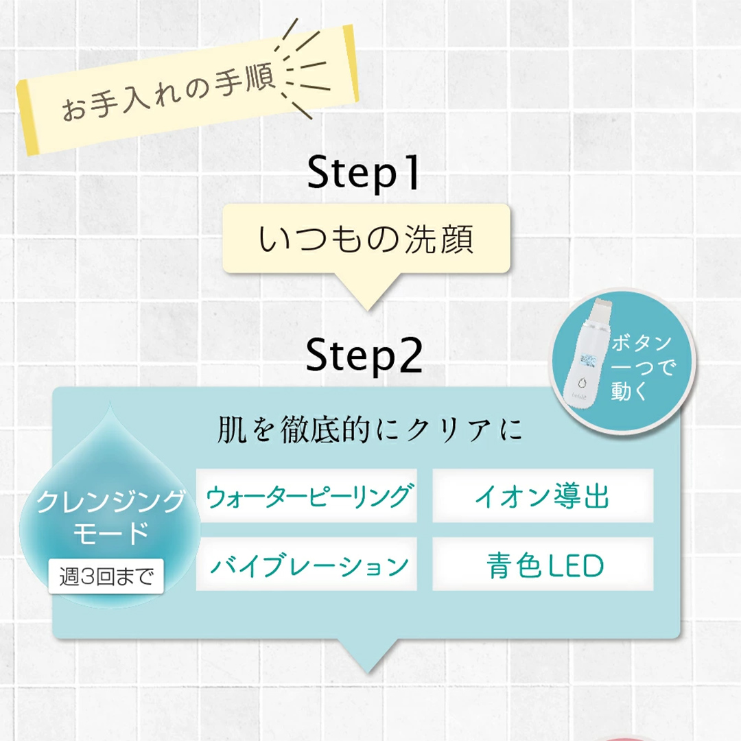 超音波 ウォーターピーリング 【 NEW 美ルル アクアルファ 