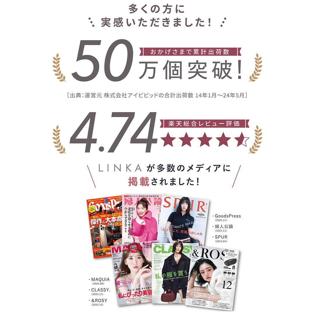 LINKA ウェアラブル 7LED マスク リンカ 美顔器 美容 LED美容 光