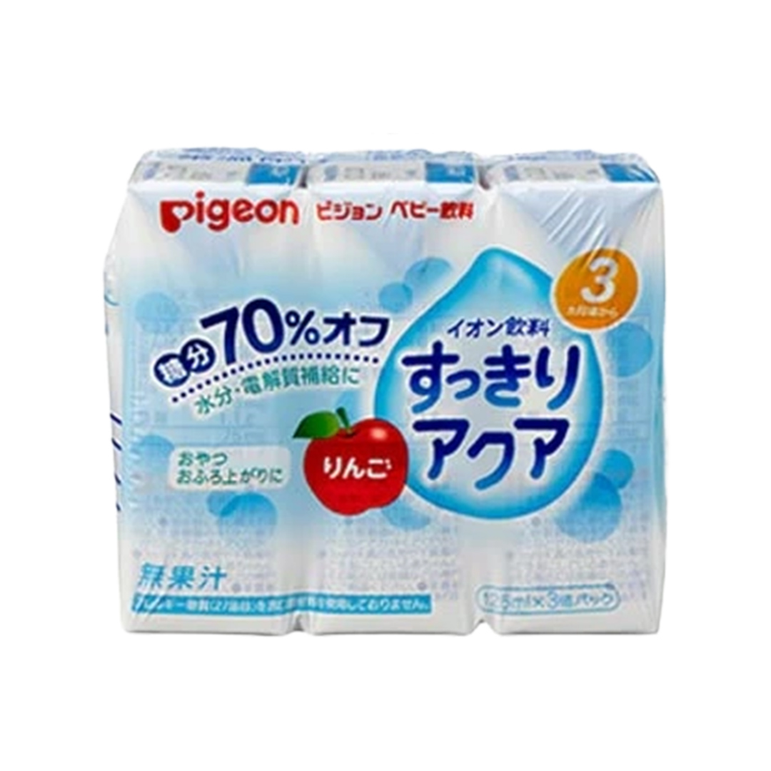 【 ピジョン 】 すっきりアクア りんご 125ml × 48個 紙パック