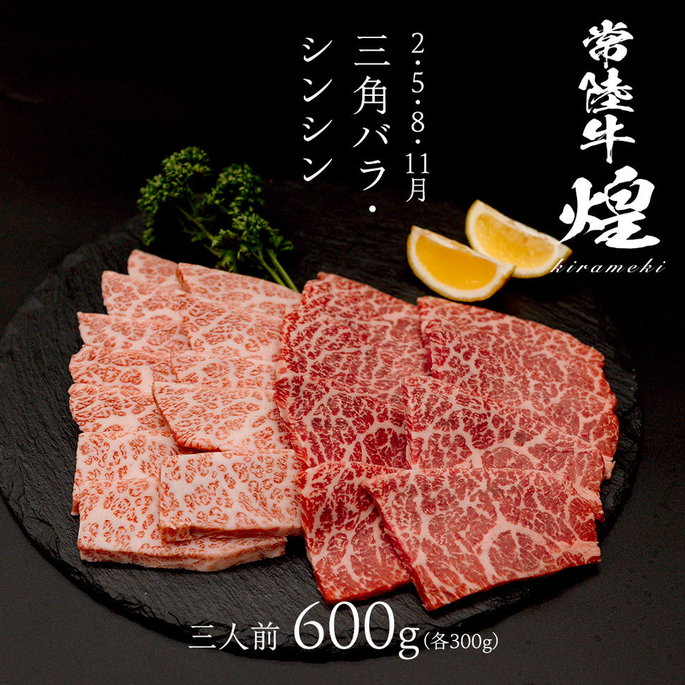 【定期便】＜全3回＞ 【 常陸牛 煌 】 焼肉 希少部位 堪能セ