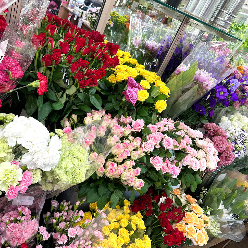 季節の寄せかご（中） 花 お花 フラワー 誕生日 プレゼント