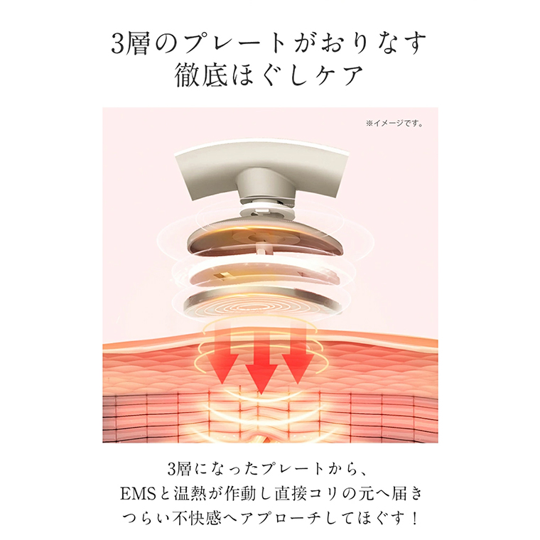 ネックマッサージャー 【 miraie（ ミライエ ）EMS for Neck 】 