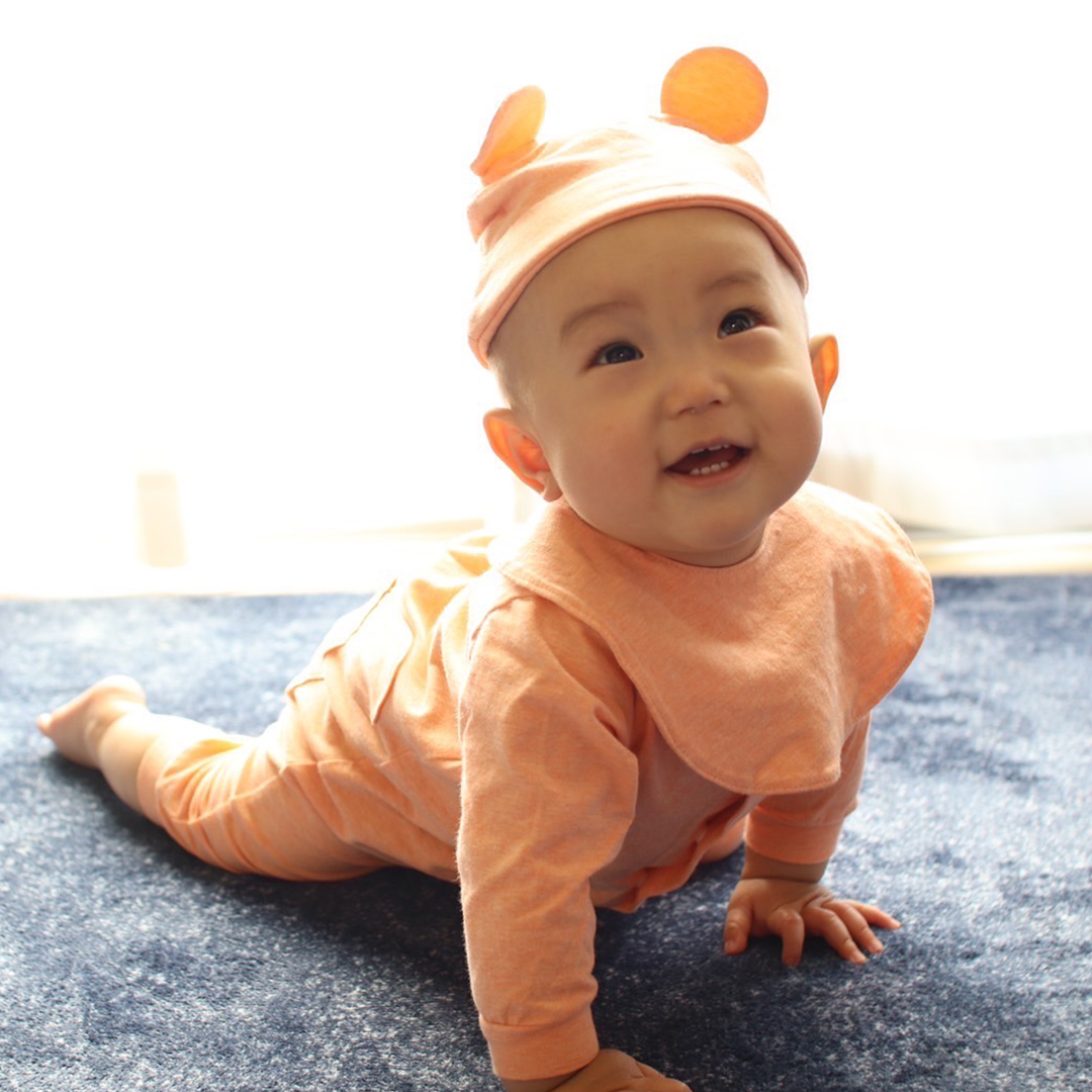 オーガニック コットン ベビー服 4点セット （ 女の子 ） オ