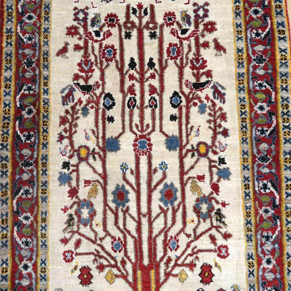 【限定1品】ギャッベルリバフ 143×90cm 手織り 最高級 天然 