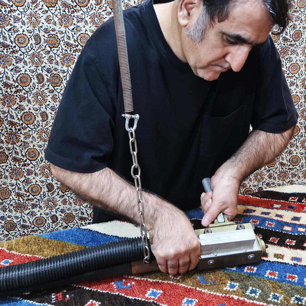 【限定1品】 高級 ペルシャ 絨毯 クム産 シルク100％ ジャム