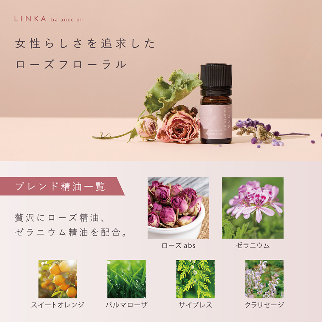 LINKA イオン フェイス スチーマー ＋ アロマオイル 2種セッ