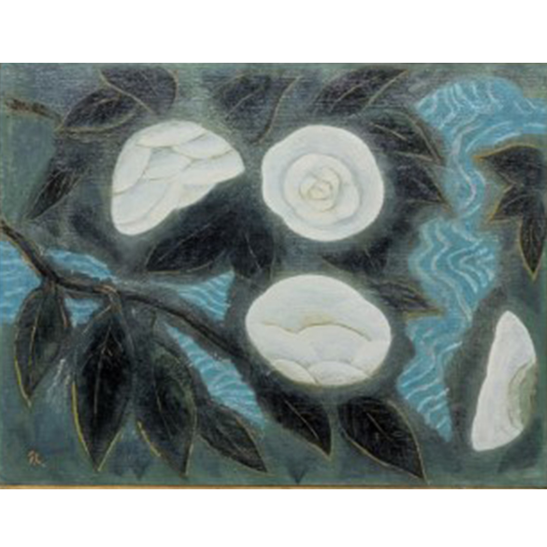 【 限定 1点 】 「 白椿 1 」 絵画 アート アトリエ 飛動庵 [BG