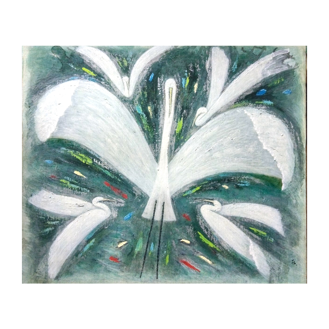 【 限定 1点 】群れる 絵画 絵 アート アトリエ 飛動庵 [BG57-N