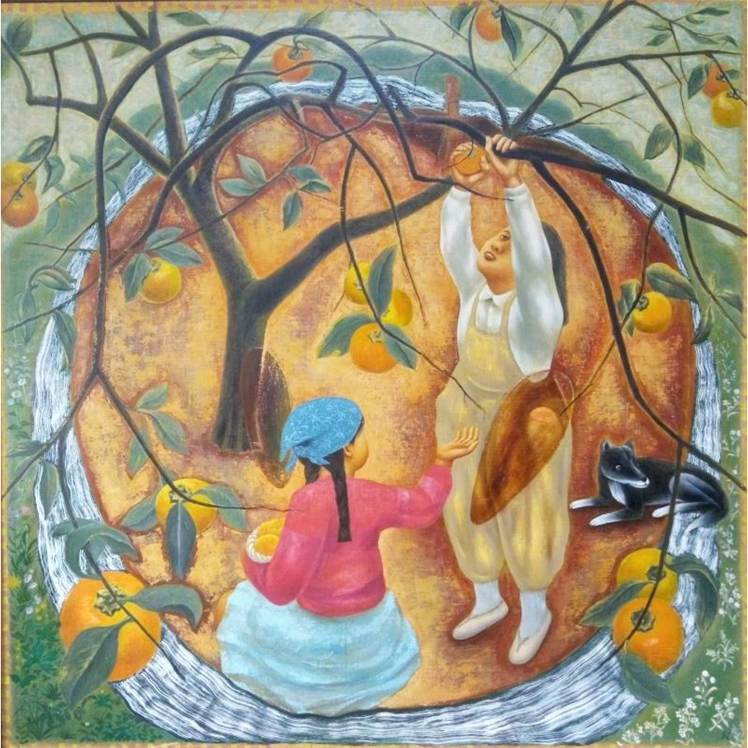 【 限定 1点 】収穫 2 絵画 絵 アート アトリエ 飛動庵 [BG84-N