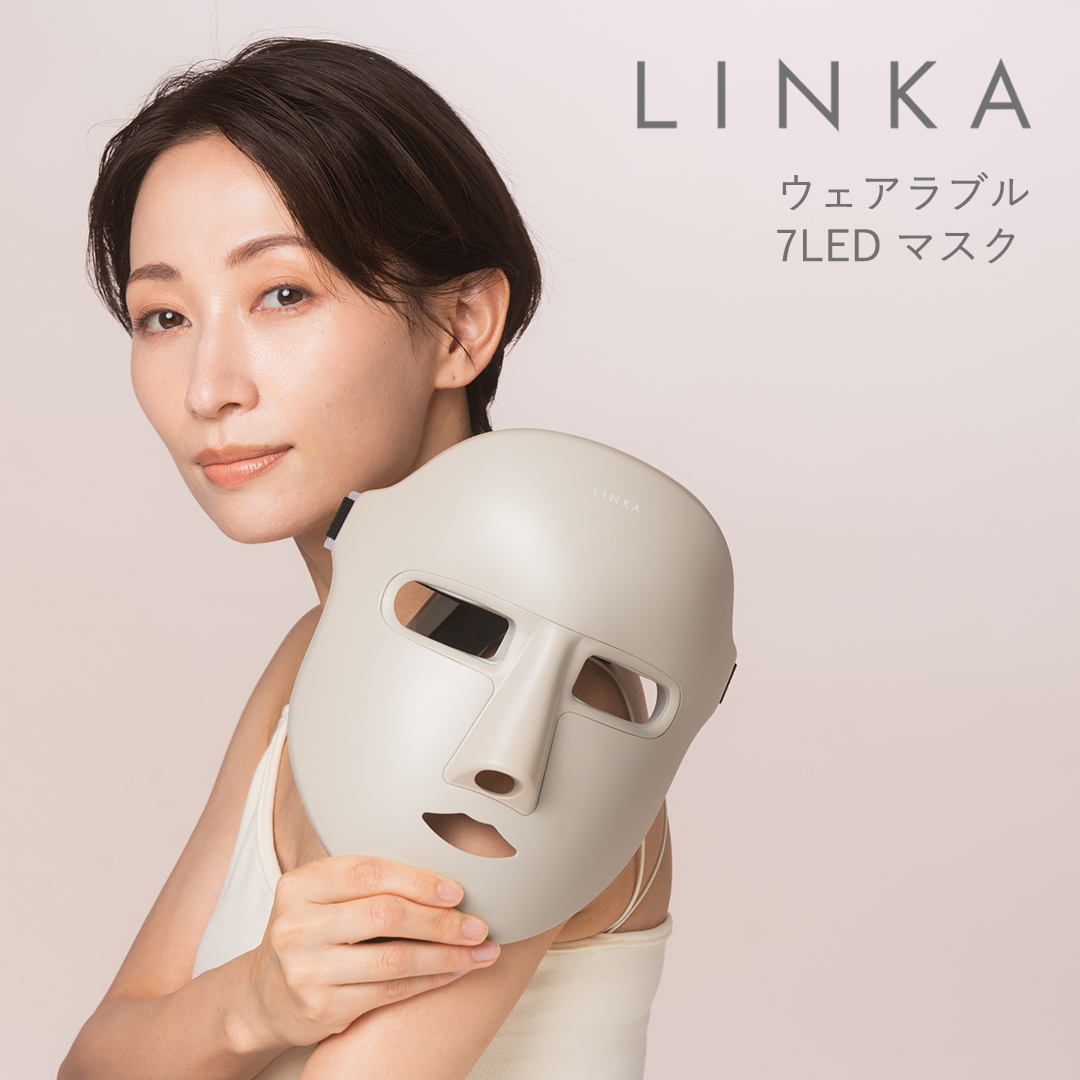 LINKA ウェアラブル 7LED マスク リンカ 美顔器 美容 LED美容 光