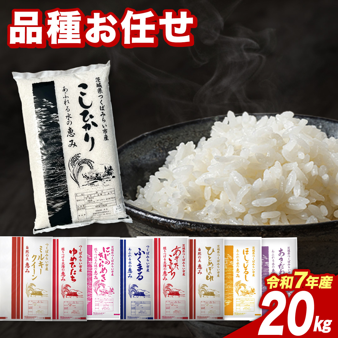 【4月上期出荷】品種おまかせ 20kg 茨城県つくばみらい市産 