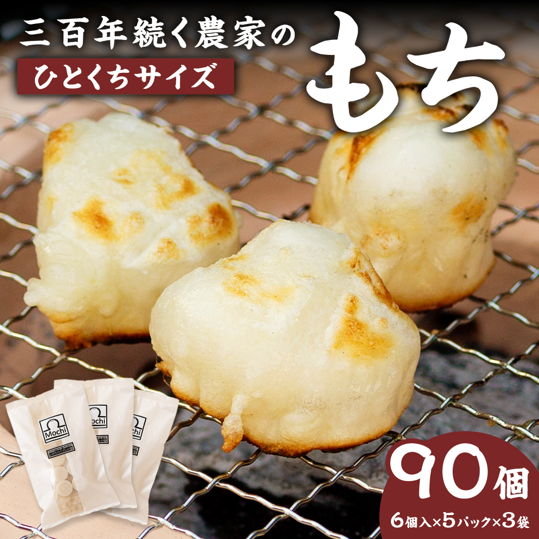 【 お餅 ：三百年続く農家のMochi！】お手軽一口サイズ！レ