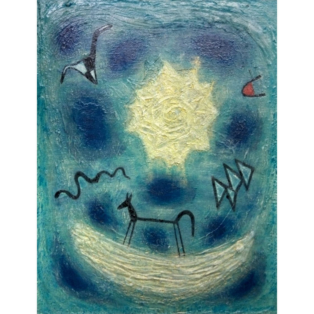 【 限定 1点 】虚空?絵画 絵 アート アトリエ 飛動庵 [BG79-NT]