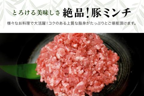 ブランド豚「ばんぶぅ」ミンチ 1.0kg(500g×2パック) 42-AQ