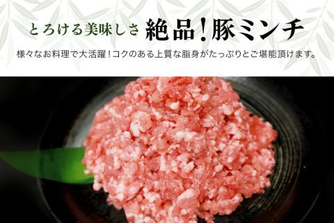 ブランド豚「ばんぶぅ」ミンチ 2.0kg(500g×4パック) 42-AR