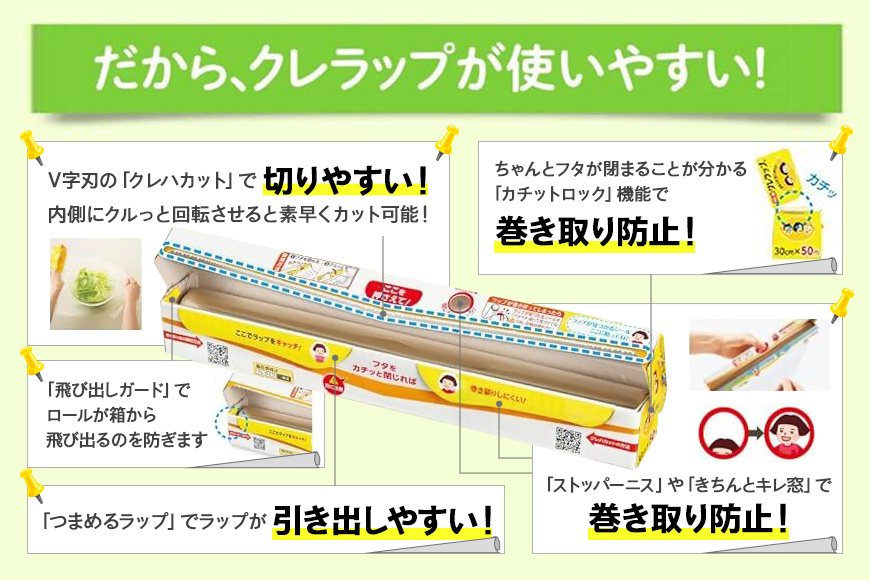 NEWクレラップ 20ｍ ミニ 30本セット 76-JG