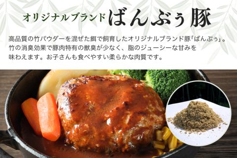 ブランド豚「ばんぶぅ」ミンチ 1.0kg(500g×2パック) 42-AQ