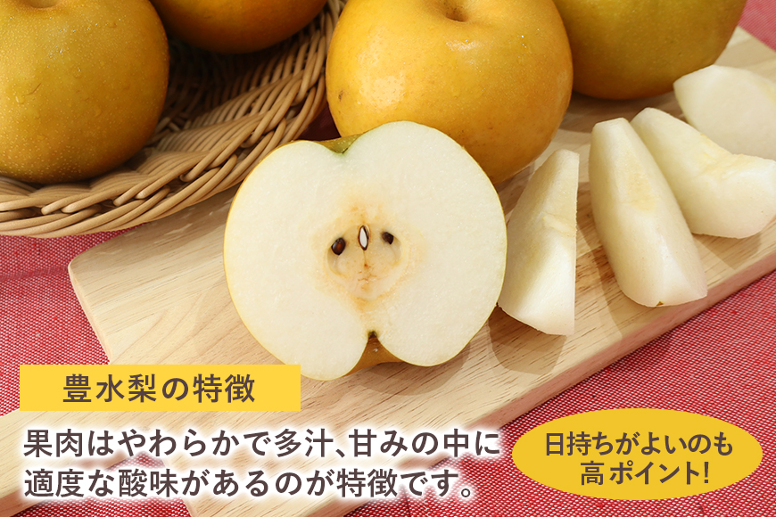 【数量限定 / 夏季限定】梨（豊水） 約5kg なし ナシ 日本梨 ほうすい ホウスイ 17-D 【8月下旬～9月上旬発送予定】