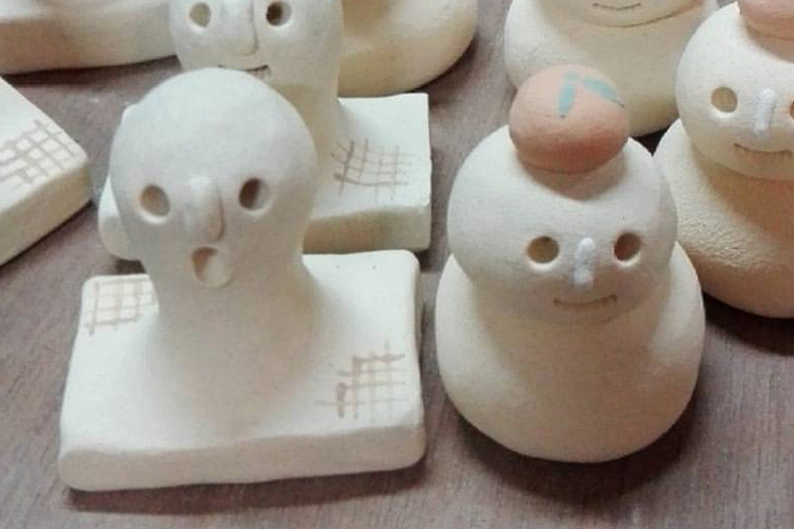 【数量限定】 鏡餅はにわ【はにわ堂】 はにわ 置物 インテリア 焼き物 焼物 ハンドメイド 手作り 鏡餅 正月 元旦 新年 年末 人気 81-C