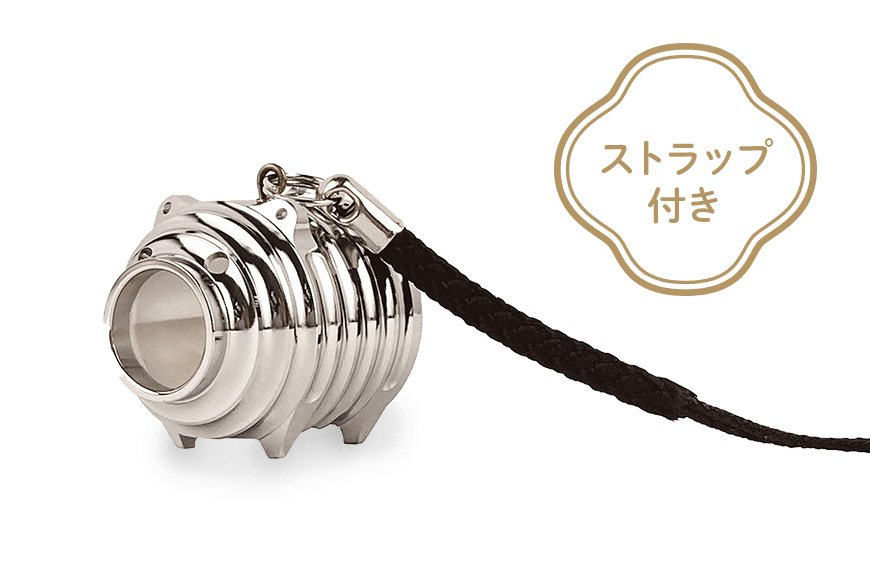 蚊取り線香型 銀豚 3個セット ストラップ付き キーホルダー ストラップ 紐 付き かわいい 蚊取り線香 銀 豚 ミニ 子 ぶた ブタ 可愛い 85-B
