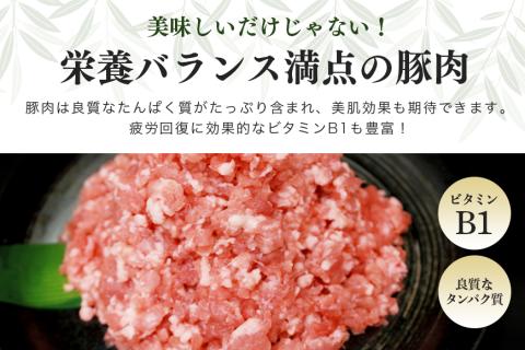 ブランド豚「ばんぶぅ」ミンチ 4.0kg(500g×8パック) 42-AS